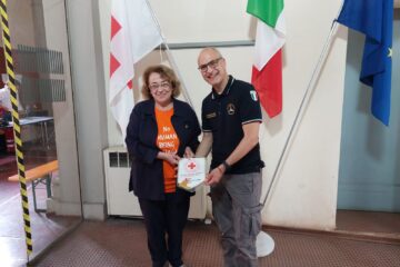 Il Capo Dipartimento della Protezione Civile Fabrizio Curcio in visita all'hub di Imola