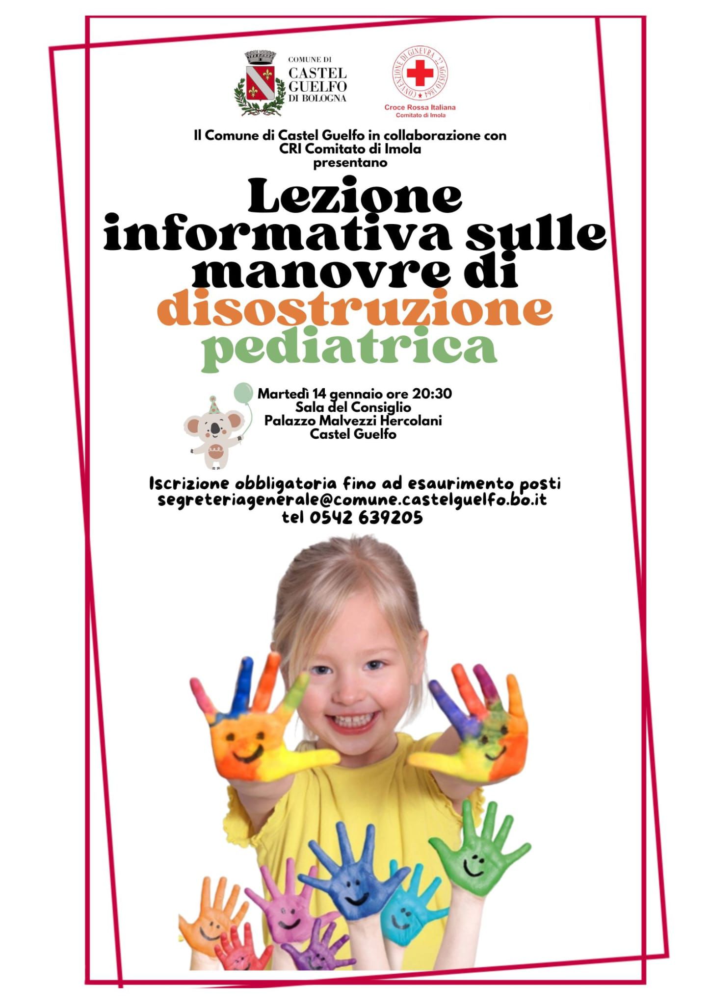 Lezione Informativa sulle manovre di disostruzione pediatrica